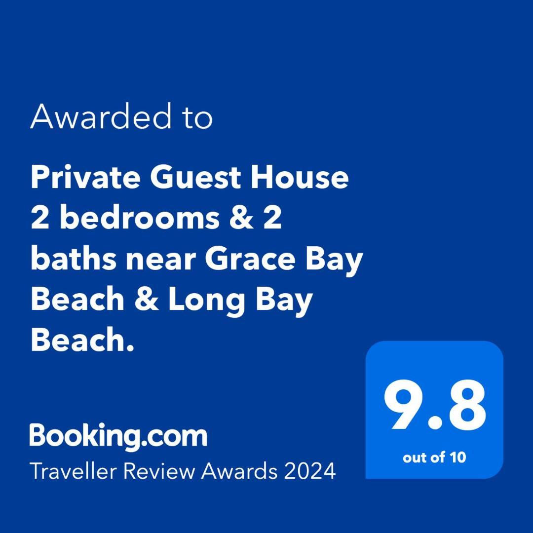 Private Guest House 2 Bedrooms & 2 Baths Near Grace Bay Beach & Long Bay Beach. Екстериор снимка